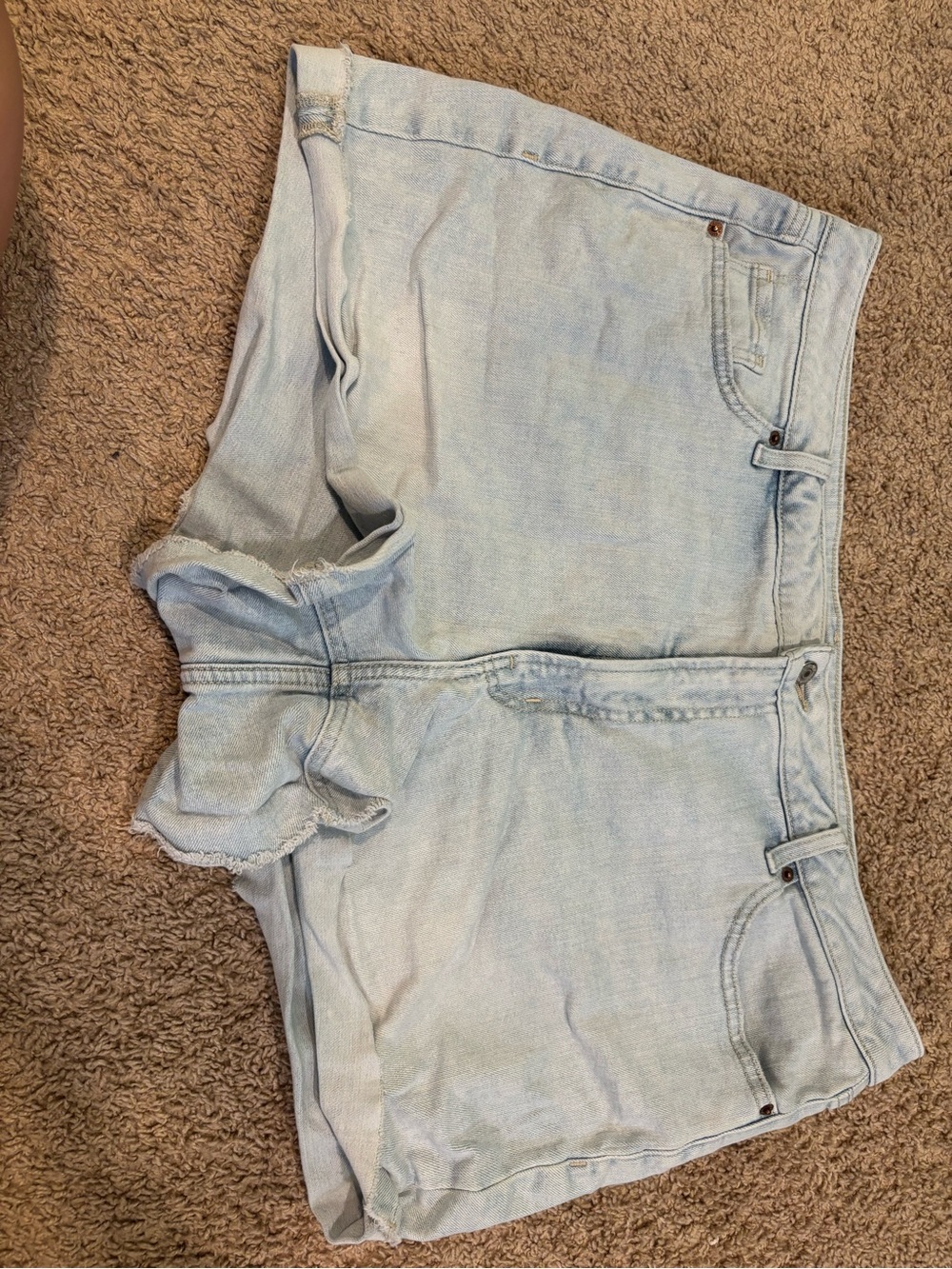 Old Navy Light Wash Denim Cutoff Shorts